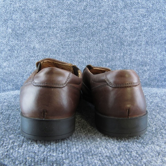 Imac Men Loafer Shoes Brown Leather Slip On‎ Size 42 Medium